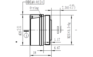 12.8mm f/1.0 Athermalized Lenses for LWIR Thermal Imaging Camera